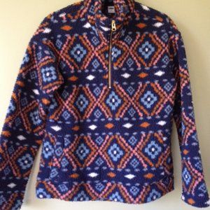 Old Navy Part zip cozy pullover fleece jacket XS